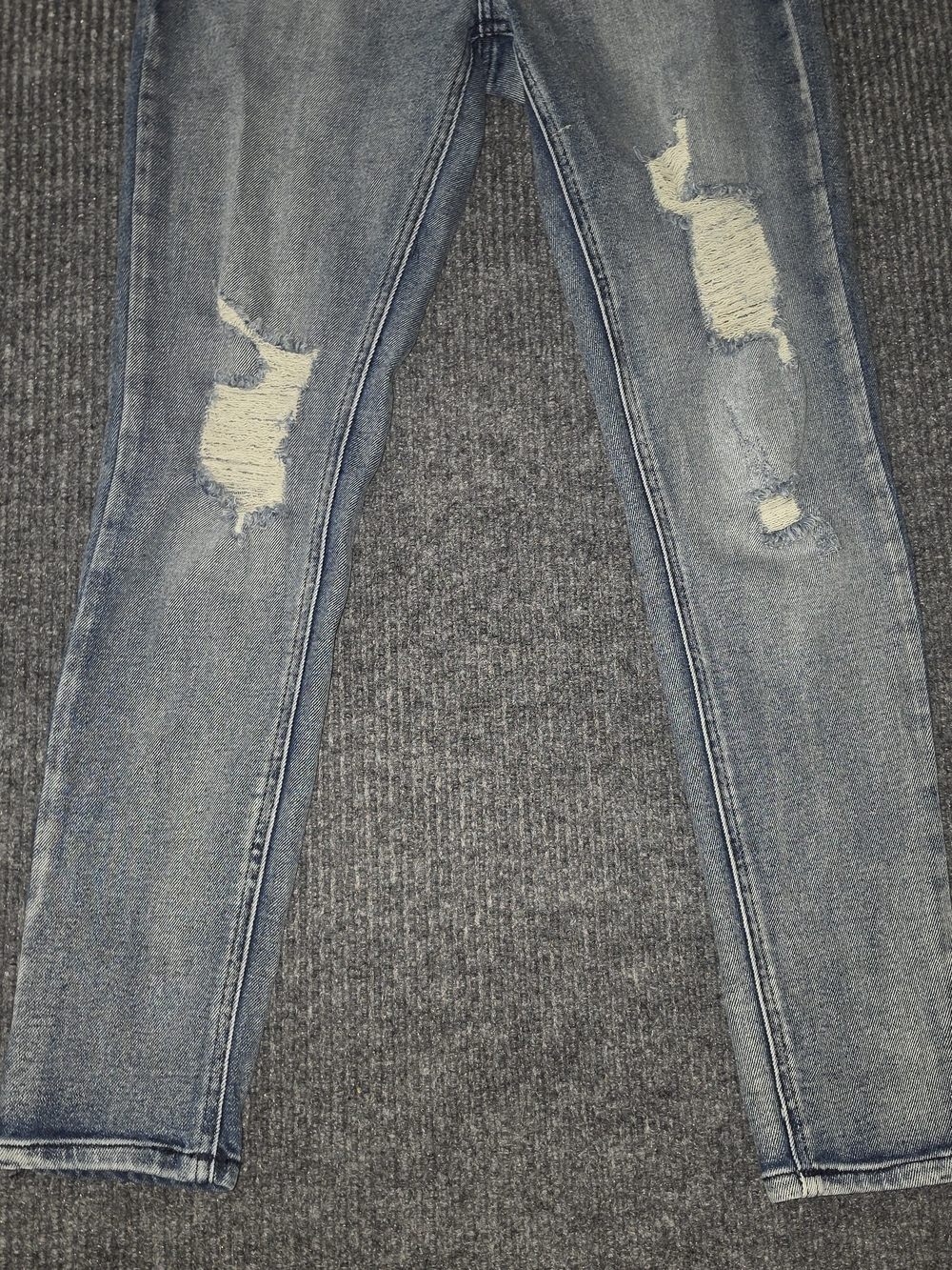 True Craft Light Blue Ripped Skinny Jeans - Picture 3 of 7